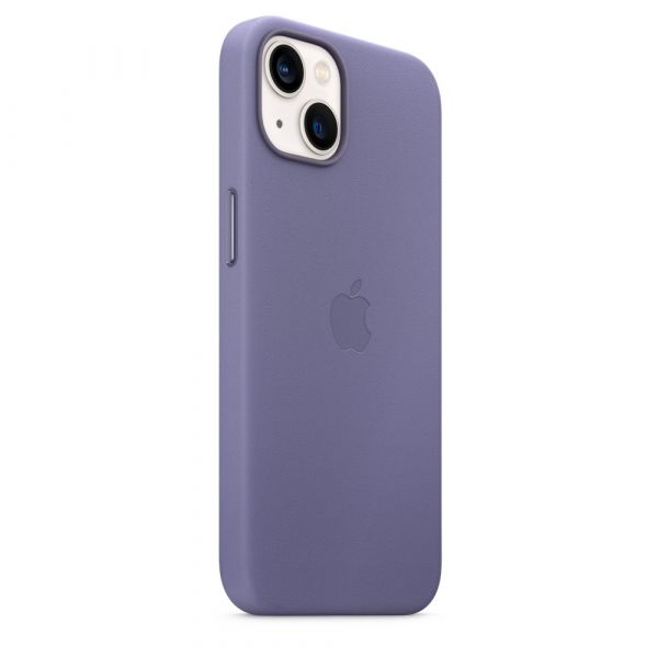 Чехол-накладка для iPhone 13 - Leather Case with MagSafe - Wisteria (MM163)