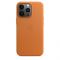 Чохол-накладка для iPhone 13 Pro - Leather Case - Golden Brown OEM