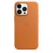 Чохол-накладка для iPhone 13 Pro - Leather Case - Golden Brown OEM