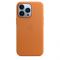 Чохол-накладка для iPhone 13 Pro - Leather Case - Golden Brown OEM