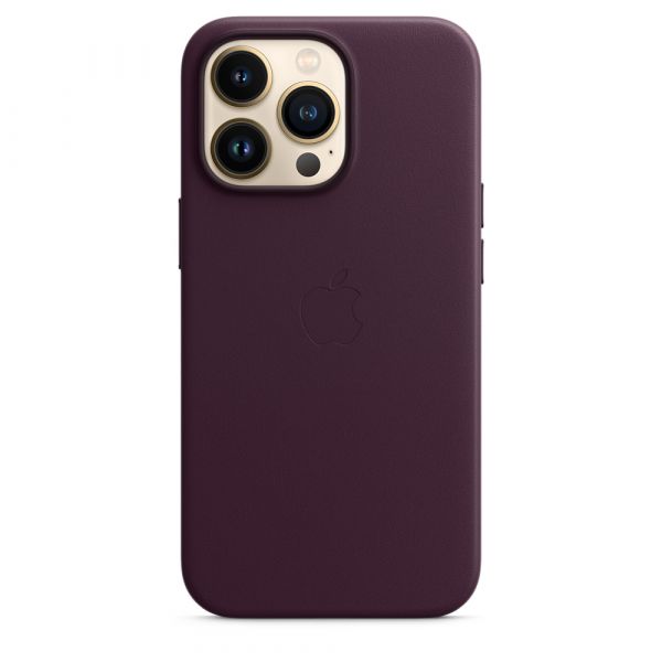 Leather Case with MagSafe for iPhone 13 Pro Max Dark Cherry (MM1M3)