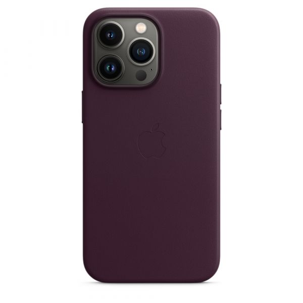 Leather Case with MagSafe for iPhone 13 Pro Max Dark Cherry (MM1M3)