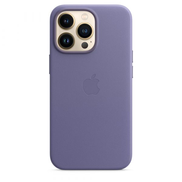 Чохол-накладка для iPhone 13 Pro - Leather Case - Wisteria OEM