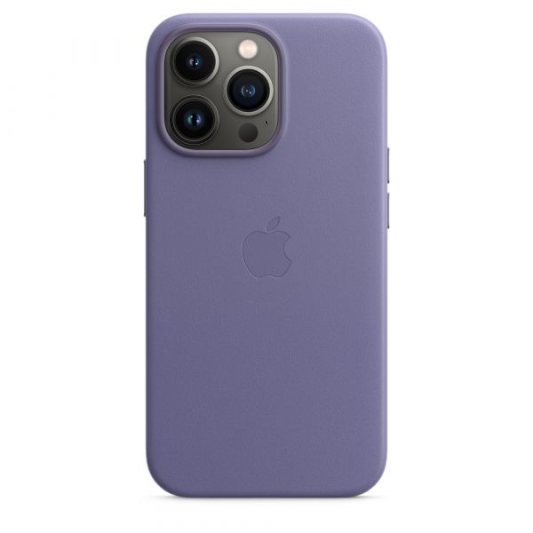 Чохол-накладка для iPhone 13 Pro Max - Leather Case - Wisteria OEM