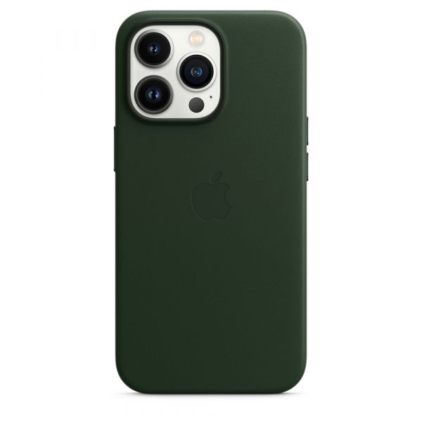 Leather Case with MagSafe for iPhone 13 Pro Max Sequoia Green (MM1Q3)