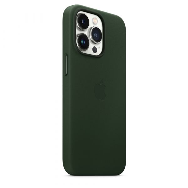 Leather Case with MagSafe for iPhone 13 Pro Max Sequoia Green (MM1Q3)