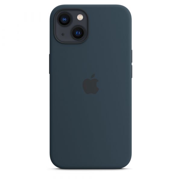 Чехол-накладка для iPhone 13 - Silicone Case - Abyss Blue OEM