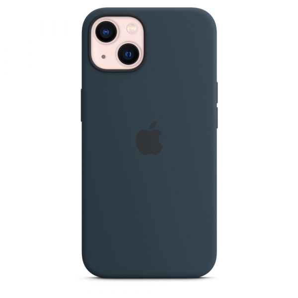 Чехол-накладка для iPhone 13 - Silicone Case - Abyss Blue OEM