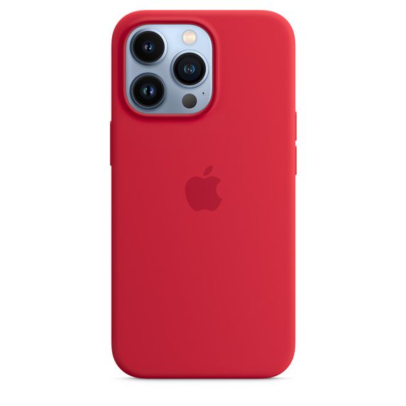 Silicone Case with MagSafe for iPhone 13 Pro Max (PRODUCT) RED (MM2V3)