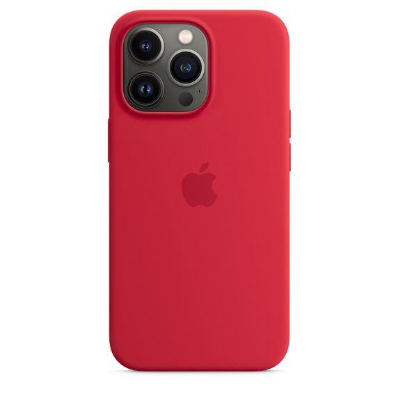 Silicone Case with MagSafe for iPhone 13 Pro Max (PRODUCT) RED (MM2V3)