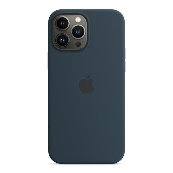 Silicone Case with MagSafe for iPhone 13 Pro Max Abyss Blue (MM2T3)