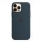 Silicone Case with MagSafe for iPhone 13 Pro Max Abyss Blue (MM2T3)