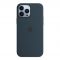 Silicone Case with MagSafe for iPhone 13 Pro Max Abyss Blue (MM2T3)