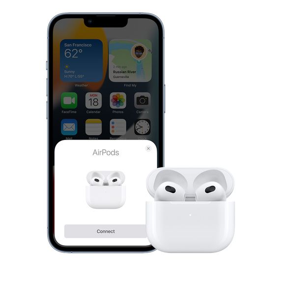 Беспроводные наушники Apple AirPods 3rd Gen (MME73)