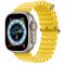 Apple Watch Ultra GPS + Cellular 49mm Titanium Case with Yellow Ocean Band (MNHN3)