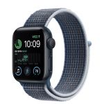 Apple Watch SE 2 GPS 40mm Midnight Aluminium Storm Blue Sport Loop (MNL83)