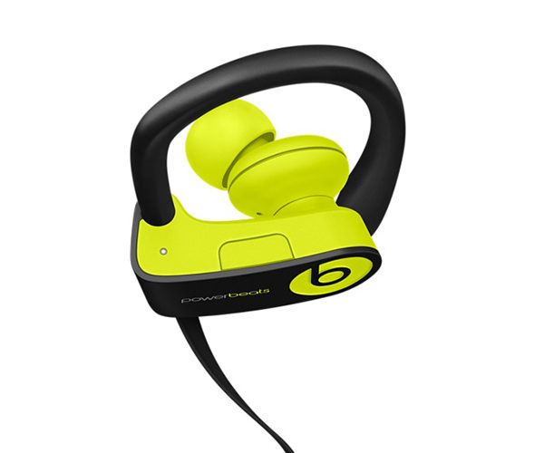 Беспроводные наушники Beats Powerbeats3 Wireless Earphones - Shock Yellow (MNN02)