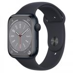Apple Watch Series 8 GPS 45mm Midnight Aluminium with Midnight Sport Band - M/L (MNP13/MNUL3)