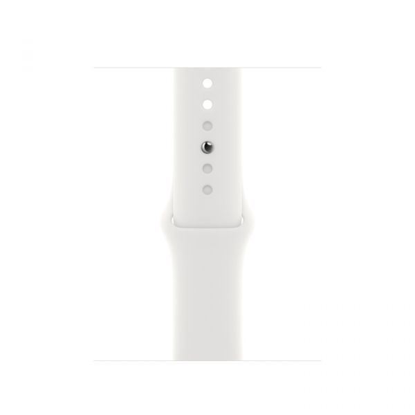 Apple Watch SE 2 GPS 40mm Silver Aluminum Case with White Sport Band M/L (MNTC3)