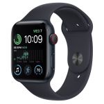 Apple Watch SE 2 LTE 40mm Midnight Aluminum Case with Midnight Sport Band S/M (MNPL3/MNTM3)