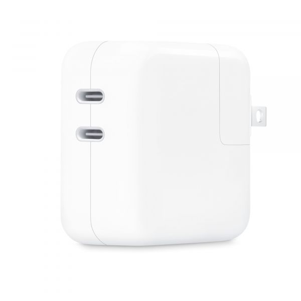 Адаптер живлення Apple 35W Dual USB-C Port Power Adapter (MNWP3)