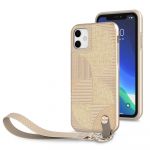 Чехол-накладка Moshi Altra Slim Case with Wrist Strap Sahara Beige for iPhone 11 (99MO117304)