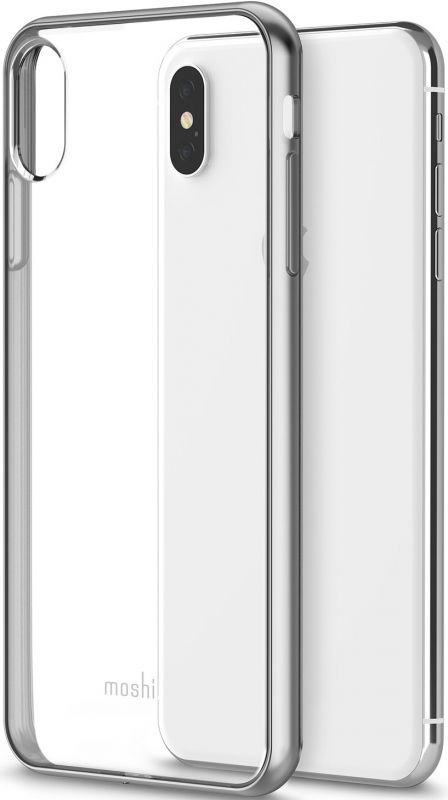 Чехол-накладка Moshi Vitros Slim Clear Case Jet Silver for iPhone XS Max (99MO103203)