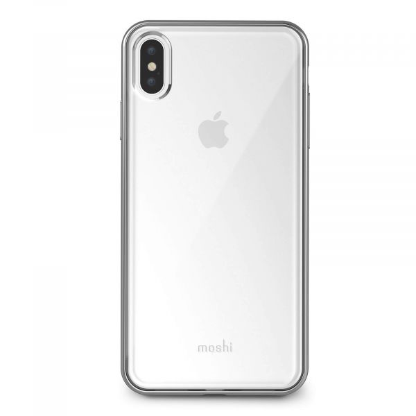 Чехол-накладка Moshi Vitros Slim Clear Case Jet Silver for iPhone XS Max (99MO103203)