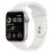 Apple Watch SE 2 GPS 44mm Silver Aluminum Case w. White Sport Band M/L (MNTJ3)