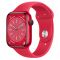 Apple Watch Series 8 GPS 45mm(PRODUCT) Red Aluminum Case with (PRODUCT) Red Sport Band M/L (MNUU3)