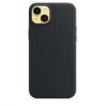 Чехол-накладка для iPhone 14 Plus - Leather Case with MagSafe (Midnight)