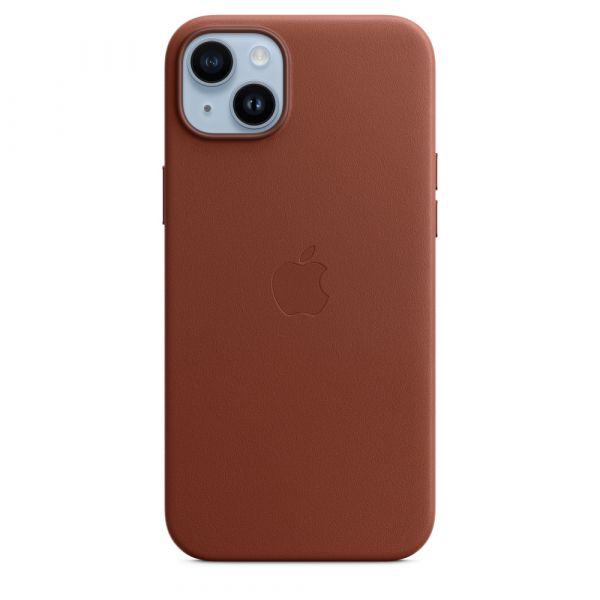 Чехол-накладка для iPhone 14 Plus - Apple Leather Case with MagSafe - Umber (MPPD3)
