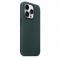 Чехол-накладка для iPhone 14 Pro Max - Apple Leather Case with MagSafe - Forest Green (MPPN3)
