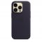 Чохол-накладка для iPhone 14 Pro - Apple Leather Case with MagSafe - Ink (MPPJ3)