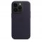 Чохол-накладка для iPhone 14 Pro - Apple Leather Case with MagSafe - Ink (MPPJ3)