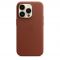 Чохол-накладка для iPhone 14 Pro - Apple Leather Case with MagSafe - Umber (MPPK3)
