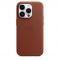 Чохол-накладка для iPhone 14 Pro - Apple Leather Case with MagSafe - Umber (MPPK3)