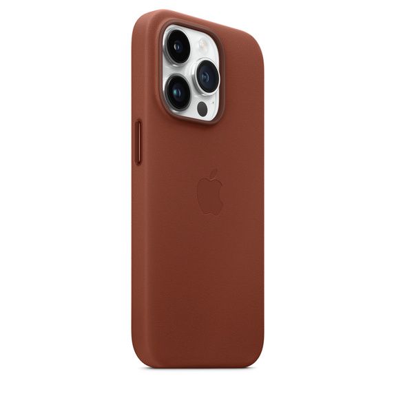 Чохол-накладка для iPhone 14 Pro - Apple Leather Case with MagSafe - Umber (MPPK3)