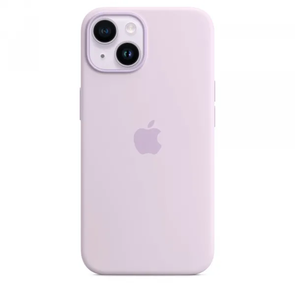 Чехол-накладка для iPhone 14 - Apple Silicone Case with MagSafe - Lilac (MPRY3)