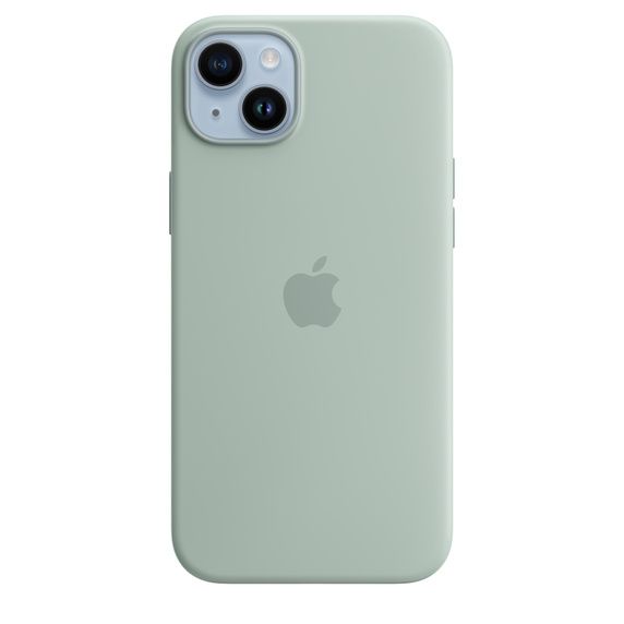 Чехол-накладка для iPhone 14 Plus - Silicone Case - Succulent (OEM)