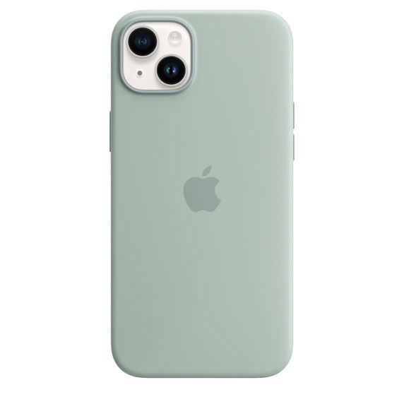 Чехол-накладка для iPhone 14 Plus - Silicone Case - Succulent (OEM)