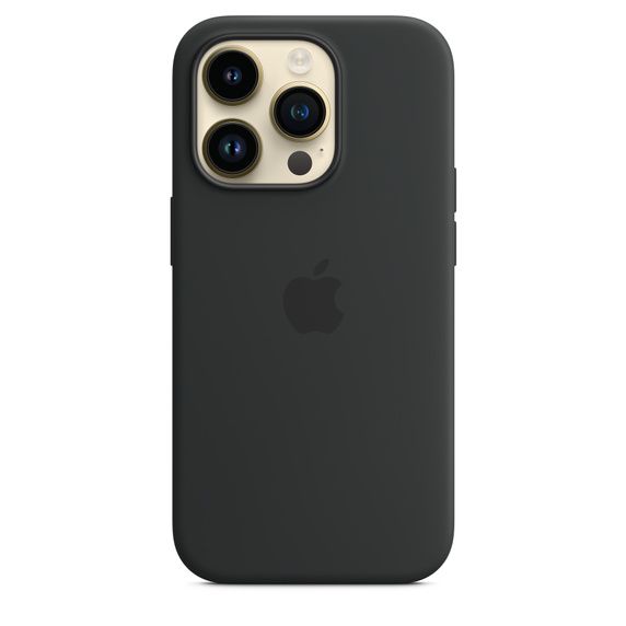 Чехол-накладка для iPhone 14 Pro Max - Silicone Case - Midnight ОЕМ