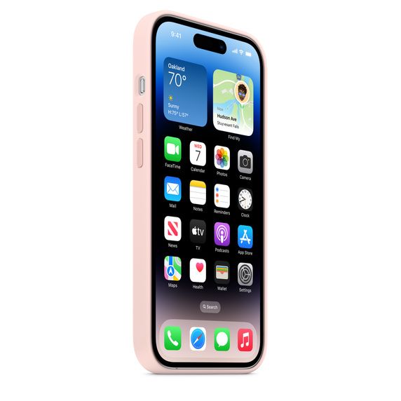 Чохол-накладка для iPhone 14 Pro Max - Silicone Case - Chalk Pink ОЕМ