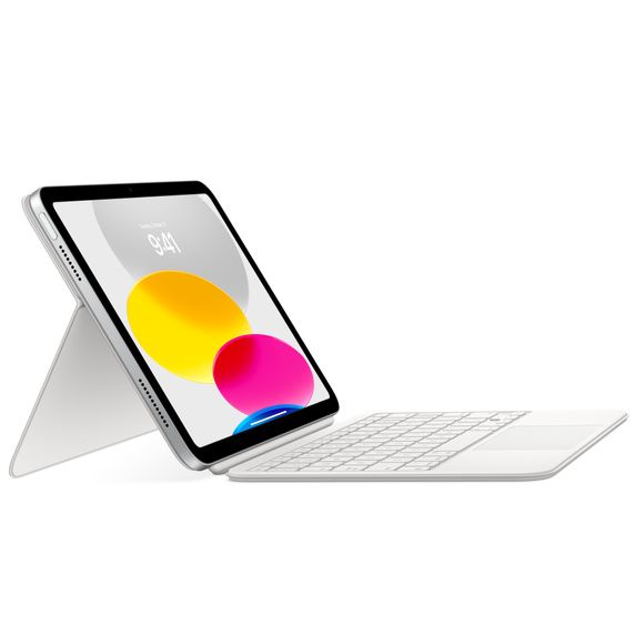 Чохол-клавіатура Apple Magic Keyboard Folio for iPad 10th gen - White (MQDP3)