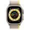 Apple Watch Ultra GPS + Cellular 49mm Titanium Case with Yellow/Beige Trail Loop - S/M (MNHD3/MNHK3)