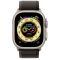Apple Watch Ultra GPS + Cellular 49mm Titanium Case with Black/Gray Trail Loop - M/L (MQFH3)