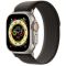 Apple Watch Ultra GPS + Cellular 49mm Titanium Case with Black/Gray Trail Loop - M/L (MQFH3)