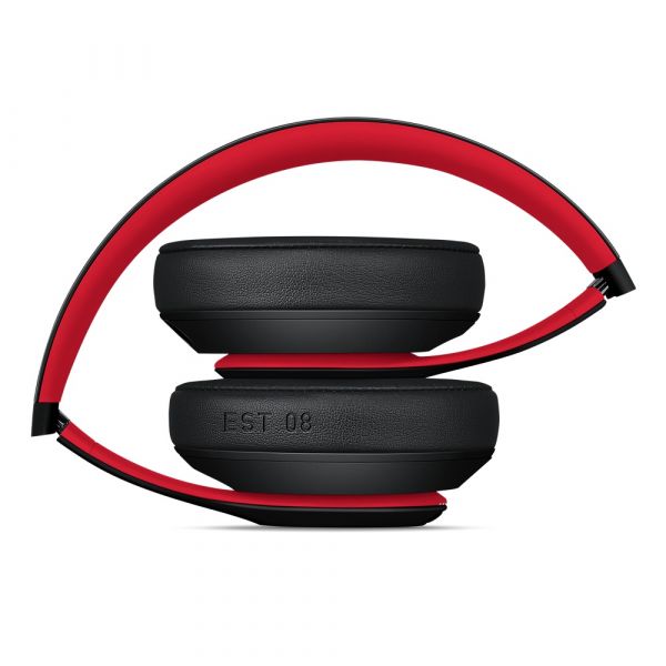 Беспроводные накладные наушники Beats Studio3 Wireless Over-Ear Headphones - Defiant Black-Red (MRQ82)