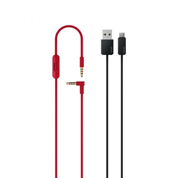 Беспроводные накладные наушники Beats Studio3 Wireless Over-Ear Headphones - Defiant Black-Red (MRQ82)