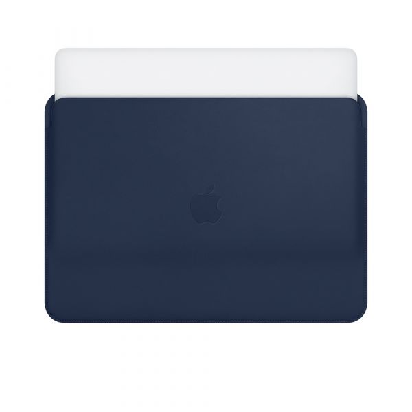 Чехол-карман для MacBook Air 13" иMacBook Pro 13" - Apple Leather Sleeve - Midnight Blue (MRQL2)
